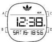 ADIDAS ADH2169 - ALARM SETTING - 3