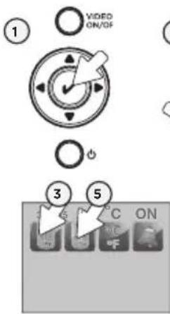 ANGELCARE AC1320 - POUR ETABLIR UN INTERVALLE DE TEMPERATURES : - 1