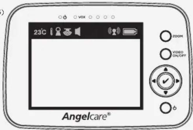 ANGELCARE AC1320 - RéGLAGES PAR DÉFAUT - 8