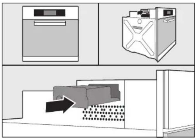 MIELE WMR 863 WPS - Situación del hueco para el módulo: - 1
