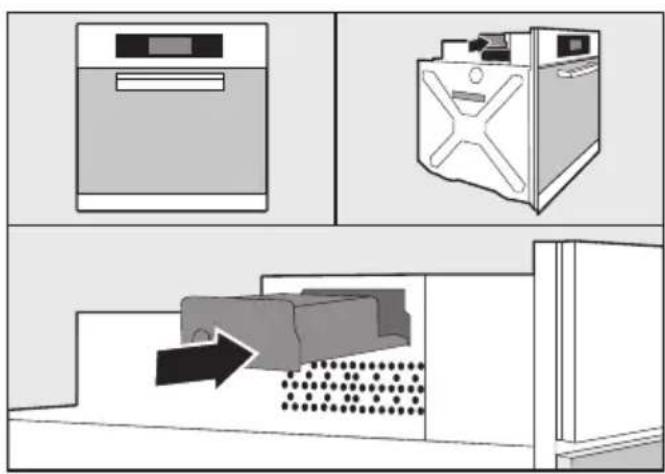 MIELE WMR 863 WPS - Localização do espaço para o módulo: - 1