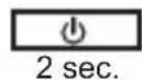 NUK DECT Eco Control+ - ACCENSIONE/SPEGNIMENTO - 1