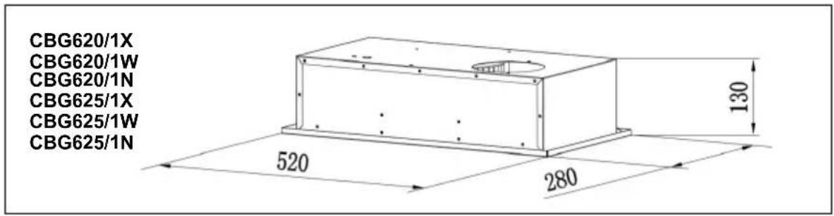 CANDY CBG6201X - TECHNISCHE ANGABEN - 1
