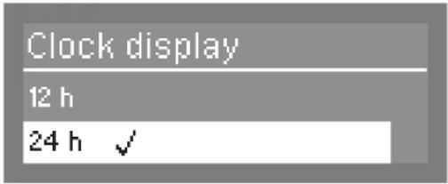 MIELE PG 8057 TD - Setting the clock format - 1