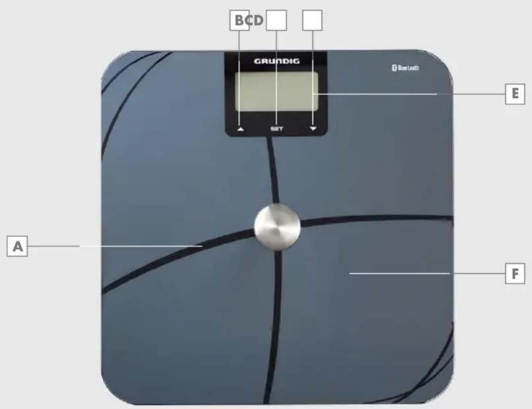 GRUNDIG PS 6610 BT - BLUETOOTH BODY ANALYSER SCALE PS 6610 BT - 3