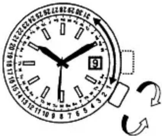 ORIENT Classic EZ09002S - ♦ AJUSTE DEL CALENDARIO MENSUAL - 1