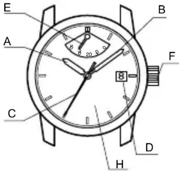 ORIENT Classic EZ09002S - Температура - 1