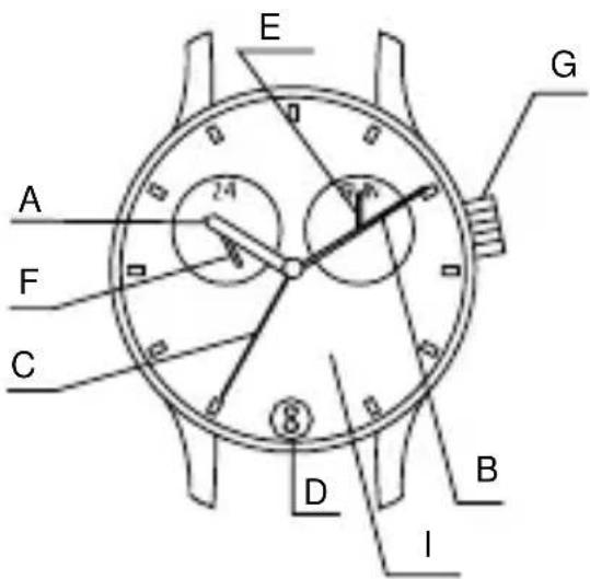 ORIENT Sports EU07005B - PARTES COMPONENTES - 1