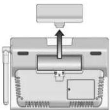 OREGON SCIENTIFIC WMR300A - COLOCAÇÃO DAS PILHAS NA UNIDADE PRINCIPAL - 1