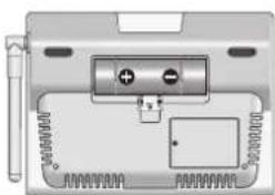 OREGON SCIENTIFIC WMR300A - Om batterijen teplaatsen: - 2