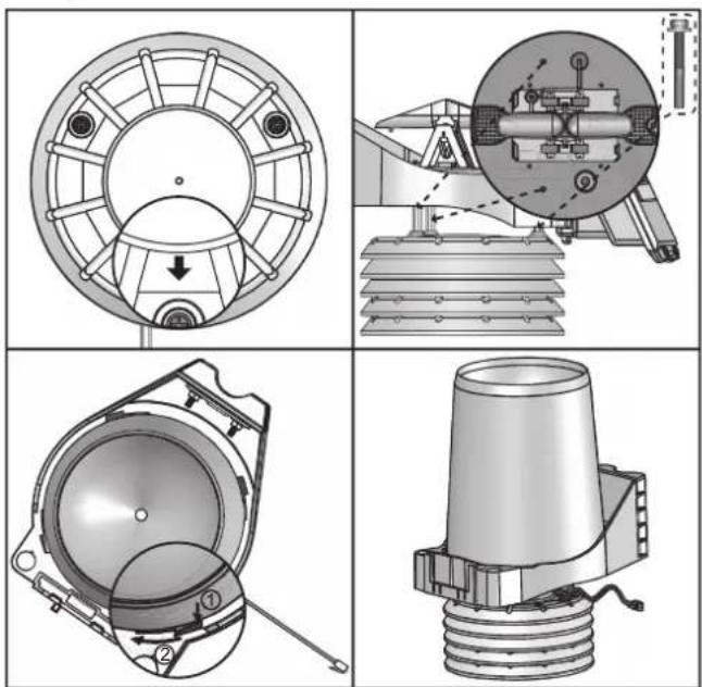 OREGON SCIENTIFIC WMR300A - SET UP RAIN SENSOR &amp; THERMO / HYGRO SENSOR - 1
