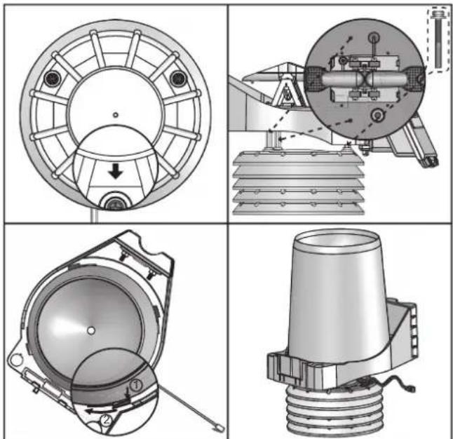 OREGON SCIENTIFIC WMR300A - STÄLL IN REGNSENSORN/TERMO- &amp; HYGROSENSORN - 1