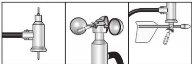 OREGON SCIENTIFIC WMR300A - SET UP WIND SENSOR - 1