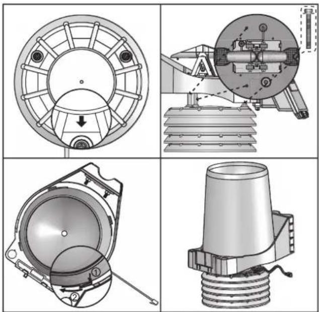 OREGON SCIENTIFIC WMR300A - EINRICHUNG DES REGENMESSERS/THERMO U.HYGROSENSORS - 1