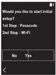 PIONEER XDP20 - Initial Setup starts automatically - 1