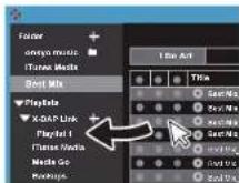 PIONEER XDP20 - 使用 “X-DAP Link” 建立播放清單 - 3
