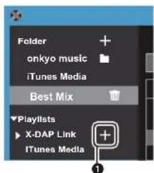 PIONEER XDP20 - Skapa en spellista med "X-DAP Link" - 1