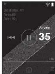 PIONEER XDP20 - 调节音量 - 1
