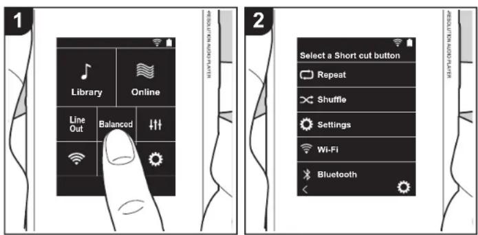 PIONEER XDP20 - Personalización de la pantalla de inicio - 1