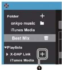 PIONEER XDP20 - Création d'une liste de lecture avec "X-DAP Link" - 1