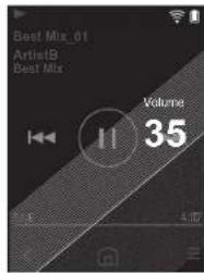 PIONEER XDP20 - Justera volymen - 1