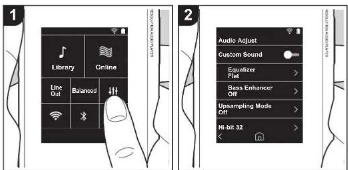 PIONEER XDP20 - Audio Adjust - 1