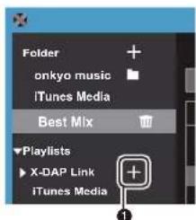 PIONEER XDP20 - 使用 “X-DAP Link” 建立播放清單 - 1