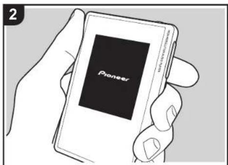 PIONEER XDP20 - Turning the power on and initial settings - 2