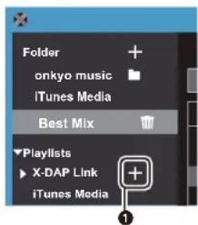 PIONEER XDP20 - Создание списка воспроизведения с помощью "X-DAP Link" - 1