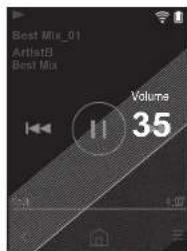 PIONEER XDP20 - Adjusting the volume - 1