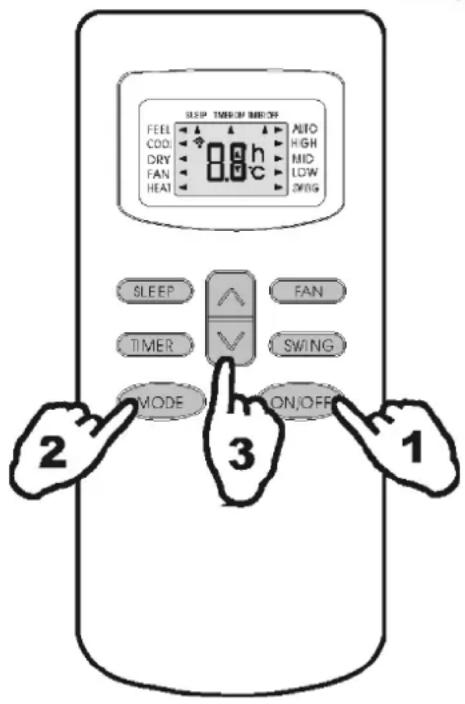 SUNTEC Klimatronic Instapro - FEEL mode operating procedure - 2