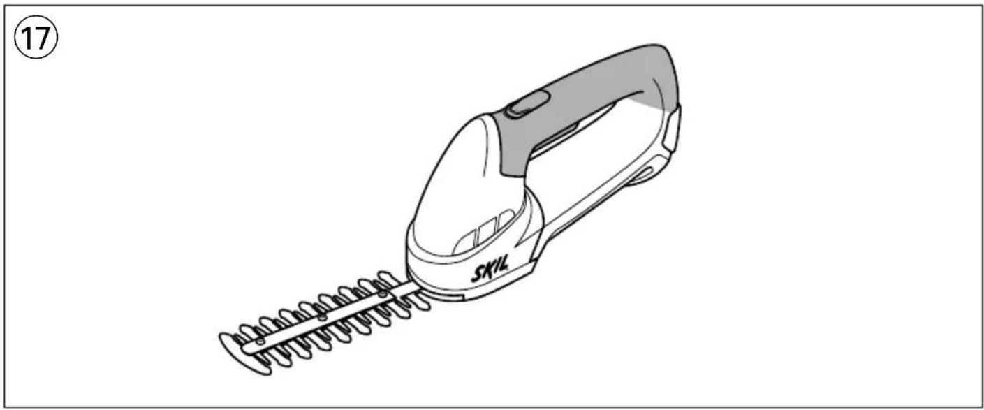 SKIL 0750 AA - CORDLESS SHRUB/GRASS SHEAR 0750 (F0150750..) - 22