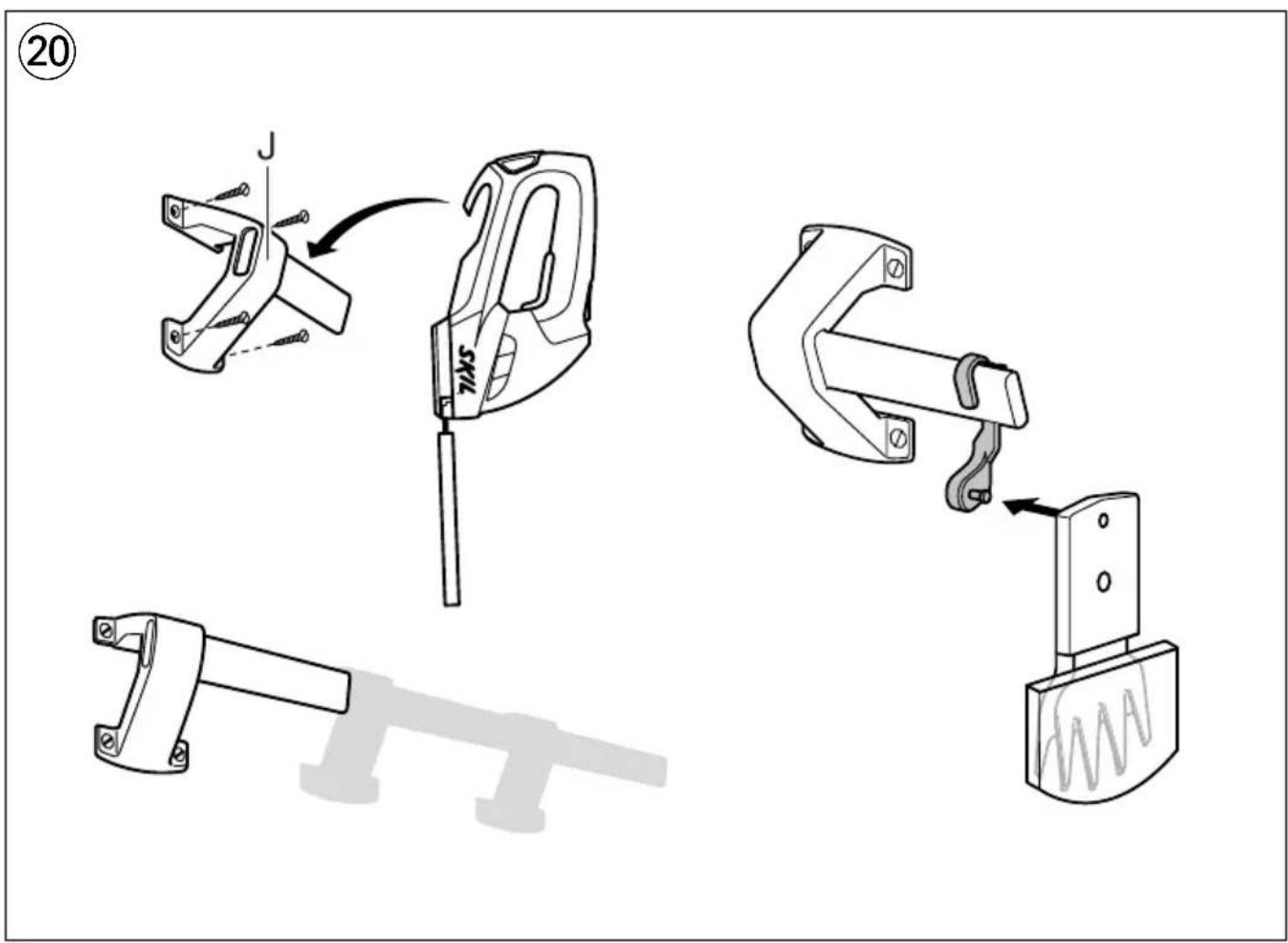 SKIL 0750 AA - CORDLESS SHRUB/GRASS SHEAR 0750 (F0150750..) - 25