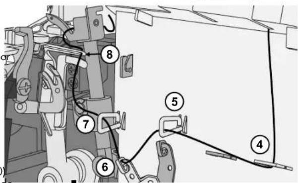 SINGER S1478 - De ondergrijper inrijgen (geel) - 2