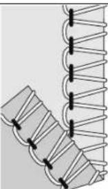SINGER S1478 - 2-draads gerolde overlock, breed (en smal) - 1