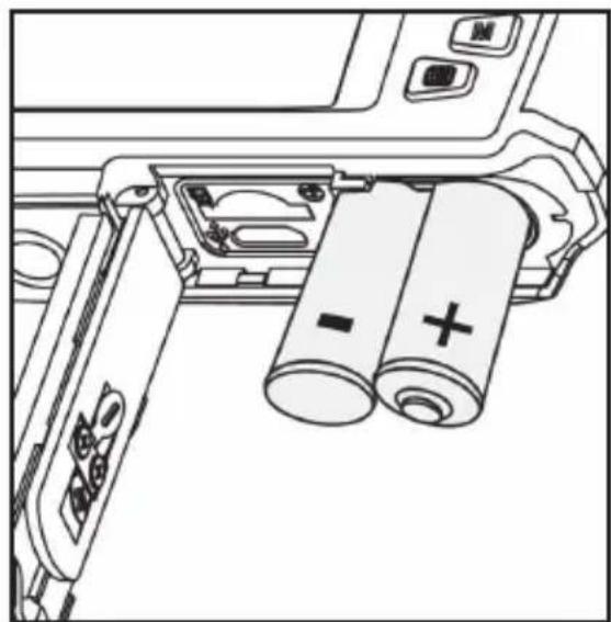Maginon Splash 80 - Inserimento delle batterie - 1