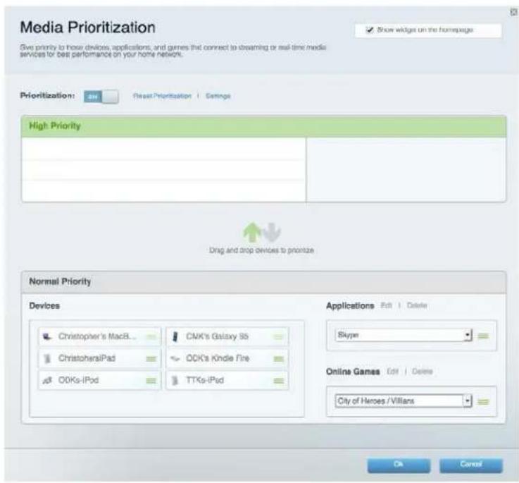 LINKSYS MaxStream EA7300 - Prioritering af bandbrede - 1