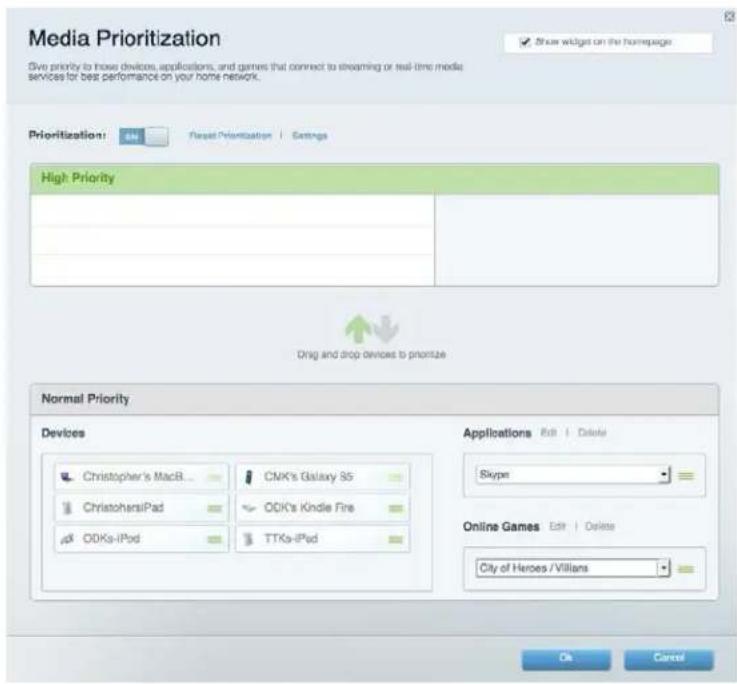 LINKSYS MaxStream EA7300 - Gestion de la priorité des médias - 1