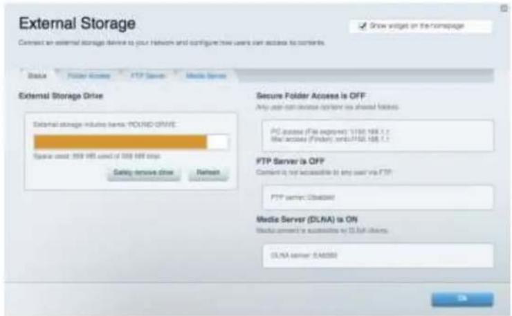 LINKSYS MaxStream EA7300 - 外部儲存 - 1