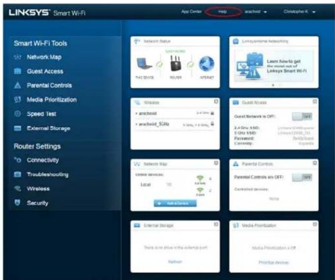 LINKSYS MaxStream EA7300 - Připojení k Linksys Smart Wi-Fi - 2