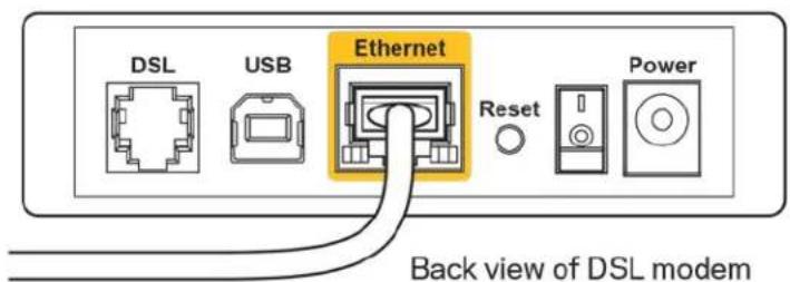 LINKSYS MaxStream EA7300 - Sporocilo, da internetni kabel ni priklopljen - 3