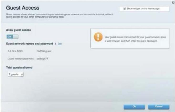 LINKSYS MaxStream EA7300 - 来宾访问 - 1