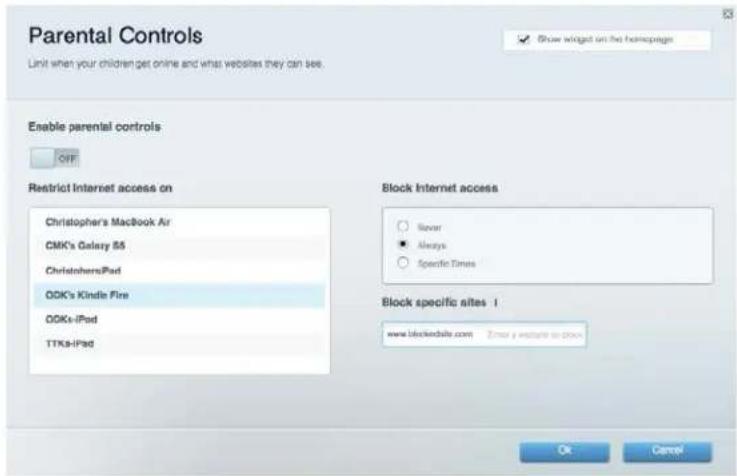 LINKSYS MaxStream EA7300 - Contrôle parental - 1