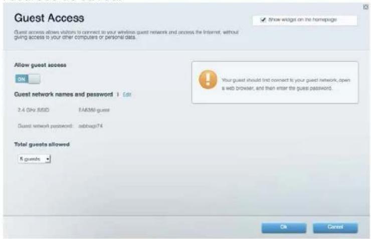 LINKSYS MaxStream EA7300 - Acceso de sistemas invitados - 1