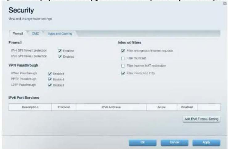 LINKSYS MaxStream EA7300 - Güvenlik - 1