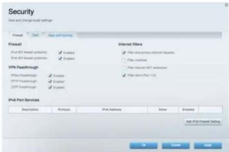 LINKSYS MaxStream EA7300 - 安全性 - 1