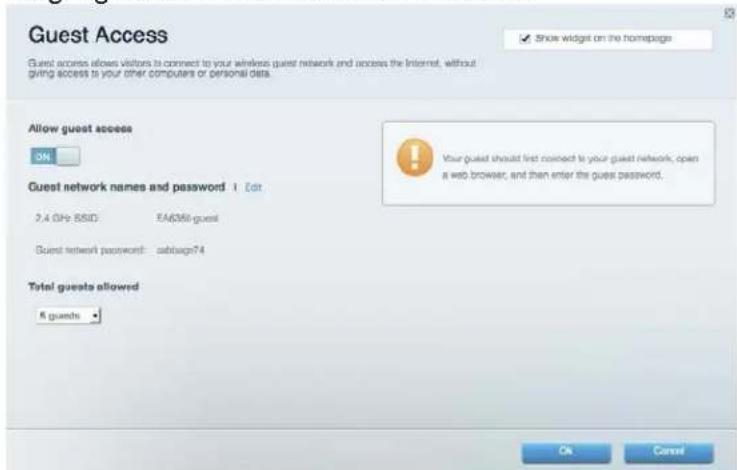 LINKSYS MaxStream EA7300 - Gasttoegang - 1