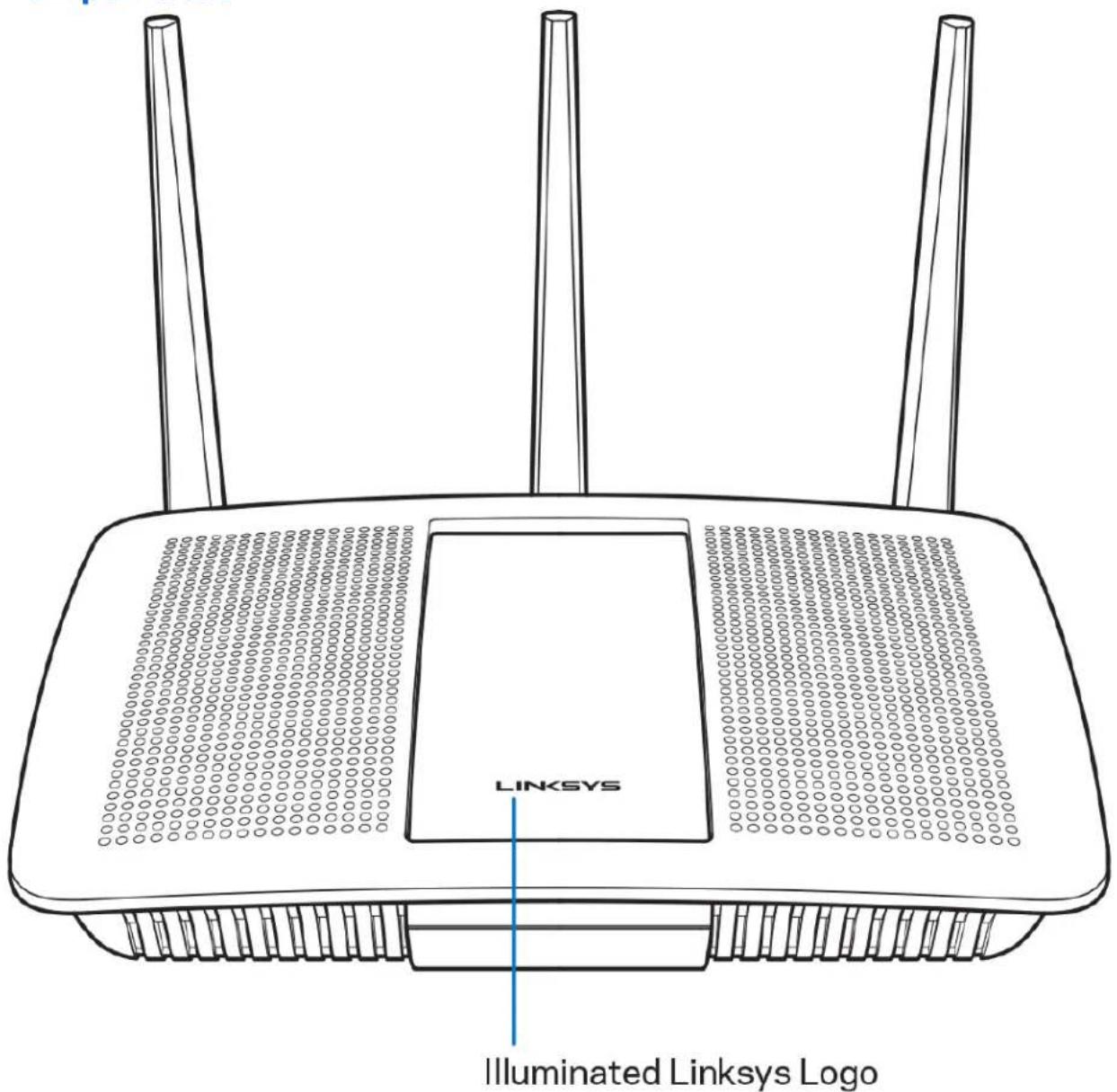 LINKSYS MaxStream EA7300 - Tampak atas - 1