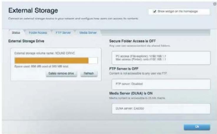 LINKSYS MaxStream EA7300 - 外部储存 - 1