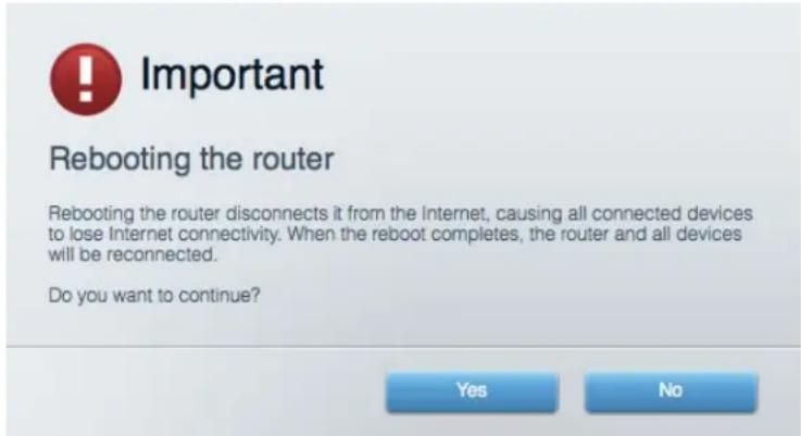 LINKSYS MaxStream EA7300 - Hlásenie Cannot access your router (Nie je mayný pristup k smerovaču) - 1